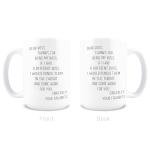 Hogg Dear Boss Mug Punch Throat, 15 oz Ceramic Coffee Cup, Dear Boss Coffee Mug, Funny Gifts for Work, Office Cups, Thank You Gifts for Manager, Work Anniversary