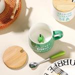 BigNoseDeer Cute Dinosaur Mug Ceramic Coffee Mug with 3D Cartoon Dino Inside,Funny Mugs with lid Spoon,White Elephant Gifts for Adults,Gag Gifts for Women Animal Gift Cute Stuff Cool Stuff