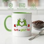 Funny Coffee Mugs Gag Gifts for Coworkers Friends, Unique Novelty Gifts for Christmas Birthday New Year Men Women Adults (11 Oz Green)
