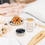 Maustic Thank You Gifts, Sometimes You Forget You're Awesome Mug, Inspirational Encouragement Gifts for Women, Employee Appreciation Gifts, You are Awesome Gifts, Coffee Mugs for Women 12 Oz White