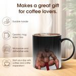 isork Funny Christmas Day Gift For Girlfriend,Heat Changing Coffee Mug,Funny Gag Gifts for Women Men - Message Appears as it Heats, Novelty Gifts for Christmas Birthday