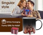 isork Funny Christmas Day Gift For Girlfriend,Heat Changing Coffee Mug,Funny Gag Gifts for Women Men - Message Appears as it Heats, Novelty Gifts for Christmas Birthday
