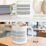 Ylahdent Hidden Message Coffee Mug, 11oz Novelty Funny Ceramic Cup Gift for Work Bestie, Coworkers, Friends, Family (Black)