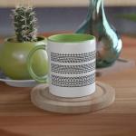 Ylahdent Hidden Message Coffee Mug, 11oz Novelty Funny Ceramic Cup Gift for Work Bestie, Coworkers, Friends, Family (Black)