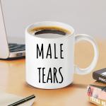 1pc, Funny Mug,Male Tears Meme 11 Oz Ceramic Coffee Mugs,Funny, Sarcasm, Motivational, Inspirational birthday gifts for men.