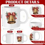 Pcs Christmas Coffee Mugs 12 oz Vintage Snowman Gingerbread Reindeer Funny Ceramic Mugs for Hot Cocoa and Latte Ceramic Winter H