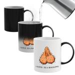 White Elephant Gifts for Adults - Christmas Stocking Stuffers for Men Women, Message Appears as it Heats Coffee Mug Novelty Gag Funny Gifts for Christmas Valentines Day Birthday Prank Office Joke