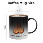 White Elephant Gifts for Adults - Christmas Stocking Stuffers for Men Women, Message Appears as it Heats Coffee Mug Novelty Gag Funny Gifts for Christmas Valentines Day Birthday Prank Office Joke