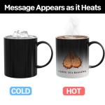 White Elephant Gifts for Adults - Christmas Stocking Stuffers for Men Women, Message Appears as it Heats Coffee Mug Novelty Gag Funny Gifts for Christmas Valentines Day Birthday Prank Office Joke