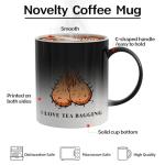 White Elephant Gifts for Adults - Christmas Stocking Stuffers for Men Women, Message Appears as it Heats Coffee Mug Novelty Gag Funny Gifts for Christmas Valentines Day Birthday Prank Office Joke