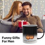 White Elephant Gifts for Adults - Christmas Stocking Stuffers for Men Women, Message Appears as it Heats Coffee Mug Novelty Gag Funny Gifts for Christmas Valentines Day Birthday Prank Office Joke