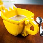1Pc Creative 3D Excavator Bucket Model Cafe Coffee Mug With Spade Shovel Spoon Funny Digger Ashtray Cake Container Tea Cup