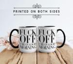 powond Funny Coffee Mug for Adults-15 oz Sarcastic Large Coffee Cup, Double-Sided, Dishwasher Microwave Safe, Novelty Gag Gift for Men Women, Adults Humor Mug