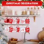 20 Pcs Christmas Enamel Mugs Bulk Cute 12 oz Galvanized Steel Festive Funny Novelty Coffee Cup Merry Christmas Mug Gift Set for