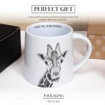 Pavilion Gift Company - Stand Tall & Be Strong - Giraffe - 17 Oz Coffee Mug Tea Cup Zoo Wild Life
