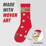 Sillies Socks Funny Coffee Socks - Fueled By Coffee And Sarcasm Socks, Unisex Crew Sock Set, One Size Fits Most 8-13