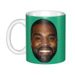 Funny Kanye West Meme Coffee Mugs DIY Custom Rapper Music Producer Ceramic Milk Tea Mug Cup Outdoor Work Camping Cups