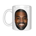 Funny Kanye West Meme Coffee Mugs DIY Custom Rapper Music Producer Ceramic Milk Tea Mug Cup Outdoor Work Camping Cups