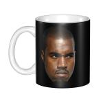 Funny Kanye West Meme Coffee Mugs DIY Custom Rapper Music Producer Ceramic Milk Tea Mug Cup Outdoor Work Camping Cups