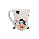 Servette Home Cow Cup Ceramic Coffee Mug 10oz Cow Mugs