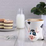 Servette Home Cow Cup Ceramic Coffee Mug 10oz Cow Mugs
