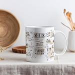 Affordali Inspirational Coffee Mugs for Women, White Ceramic Cup with Motivational Quotes, Affirmation Coffee Mugs - Gift for Mom, Wife, Grandma