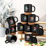 Pcs Christmas Dumpster Fire Mug Bulk with Removable Cork Bottom for Coworker Funny Office Supplies Emotional Support Coffee Mugs