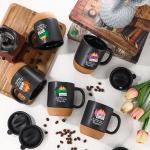 Pcs Christmas Dumpster Fire Mug Bulk with Removable Cork Bottom for Coworker Funny Office Supplies Emotional Support Coffee Mugs