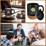 Pcs Christmas Dumpster Fire Mug Bulk with Removable Cork Bottom for Coworker Funny Office Supplies Emotional Support Coffee Mugs