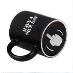 have a nice day 11oz black ceramic funny mug company office Tea Mug friends birthday gift beer cup