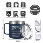 KATLADIZ Thank You Gifts for Men, Boss, Coworker, Manager, Office, Mentor - Coworker Gifts, Boss Gift for Men - Birthday, Fathers Day Gift for Mens - 14 Oz Stainless Steel Coffee Mug