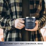 KATLADIZ Thank You Gifts for Men, Boss, Coworker, Manager, Office, Mentor - Coworker Gifts, Boss Gift for Men - Birthday, Fathers Day Gift for Mens - 14 Oz Stainless Steel Coffee Mug