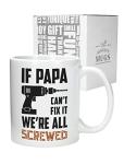 Tstars Dad Mug Gifts for Papa from Daughter Son Fathers Day Funny Coffee Mugs For Dads Ceramic Mug 15 Ounce White