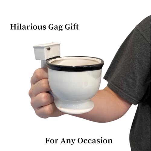 Evelots Funny Toilet Mug Coffee Cup - Novelty