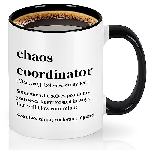 Funny Chaos Coordinator Coffee Mug for Work
