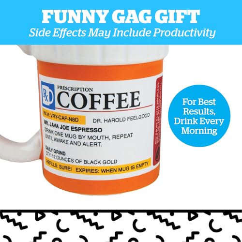 Funny Prescription Coffee Mug - Gag Gift for Doctors