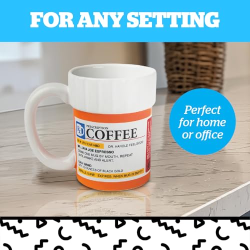 Funny Prescription Coffee Mug - Gag Gift for Doctors