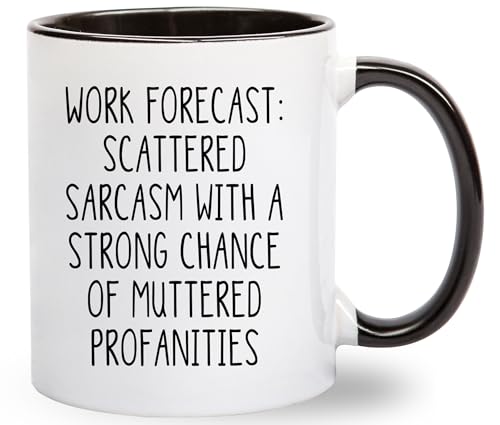 “Work Forecast Coffee Mug: Hilarious Gift Idea”