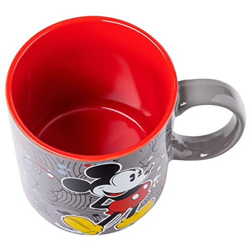 Mickey Mouse Logo Fun Ceramic Coffee Mug