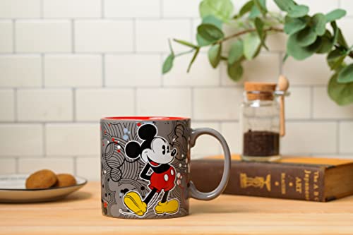 Mickey Mouse Logo Fun Ceramic Coffee Mug