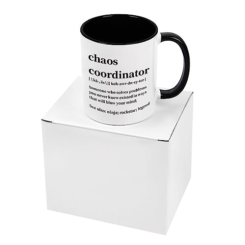 Funny Chaos Coordinator Coffee Mug for Work