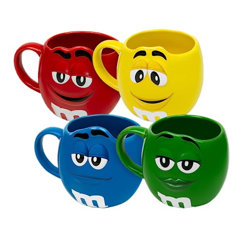 Colorful M&M'S Character Coffee Mug Set