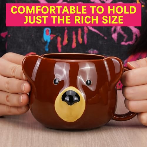 Kawaii Bear 3D Ceramic Coffee Mug 14 oz