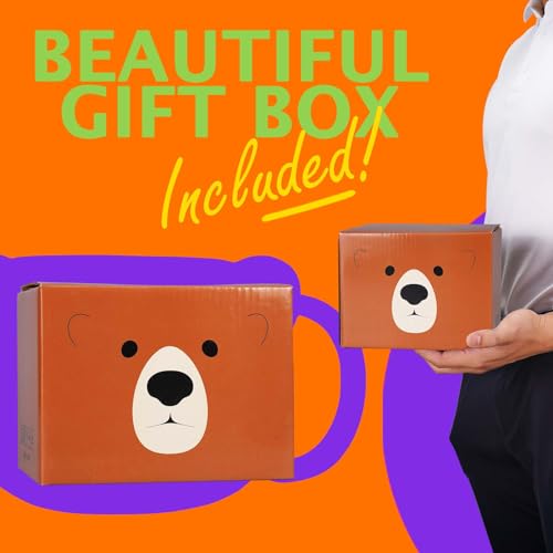 Kawaii Bear 3D Ceramic Coffee Mug 14 oz