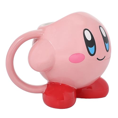 Kirby Pink Sculpted Ceramic Mug - 18 Oz