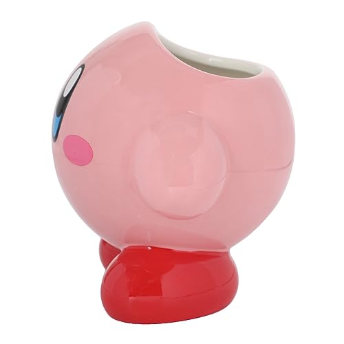 Kirby Pink Sculpted Ceramic Mug - 18 Oz