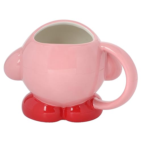 Kirby Pink Sculpted Ceramic Mug - 18 Oz