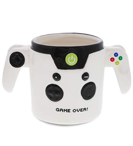 Game Over Controller Novelty Ceramic Coffee Mug-12.4 Oz