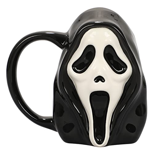 Ghost Face 16 Oz Funny Sculpted Coffee Mug
