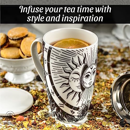 Boho Mug with Inspirational Quote - 16oz
